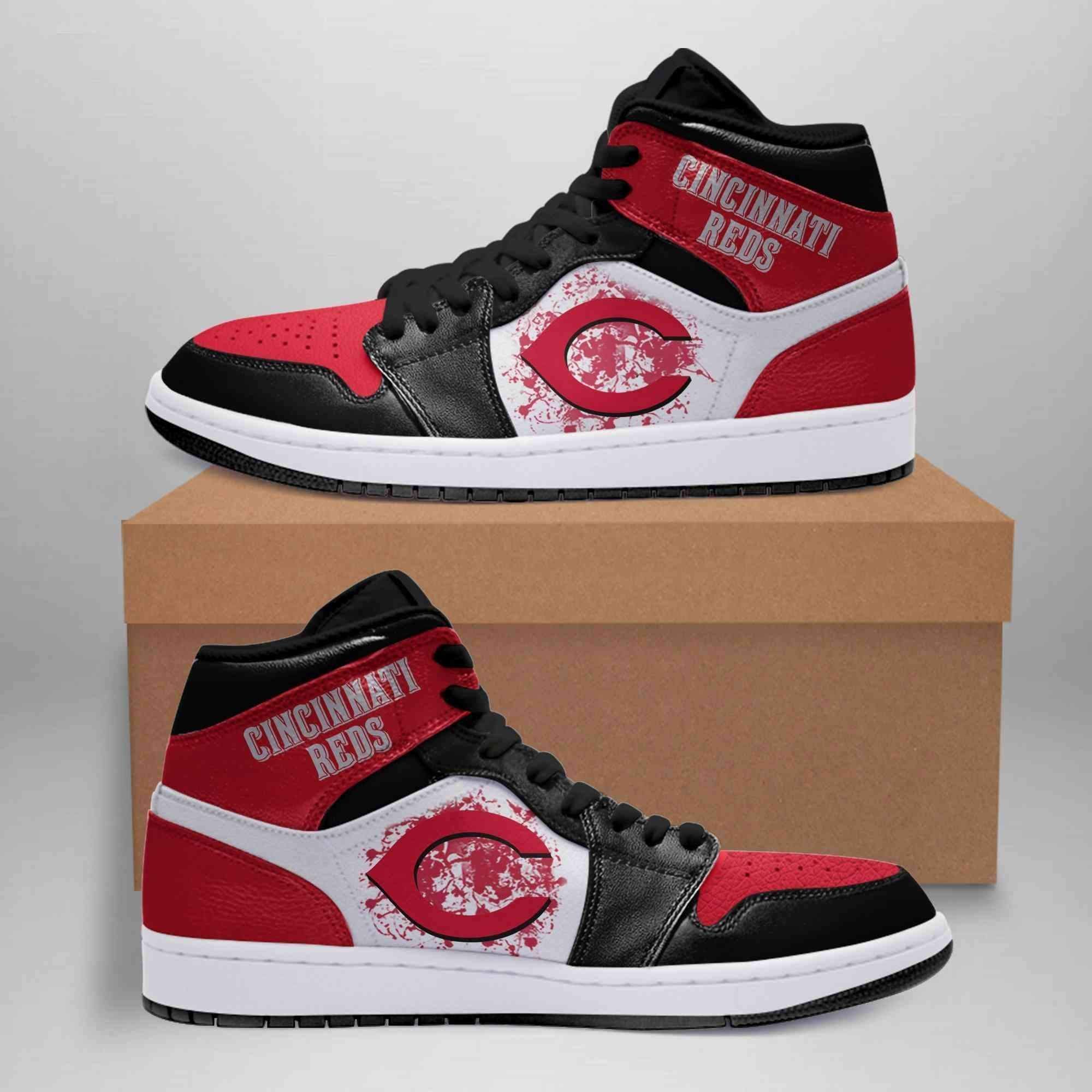 Cincinnati Reds 02 Air Sneakers Jord &hellip;