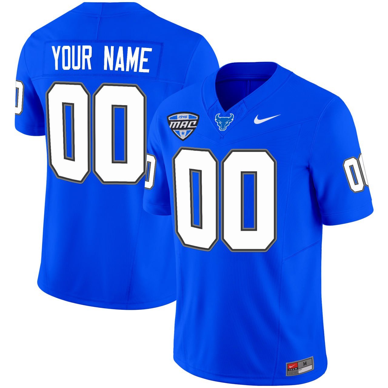 Buffalo Bulls Blue Vapor Custom Jersey – All Stitched