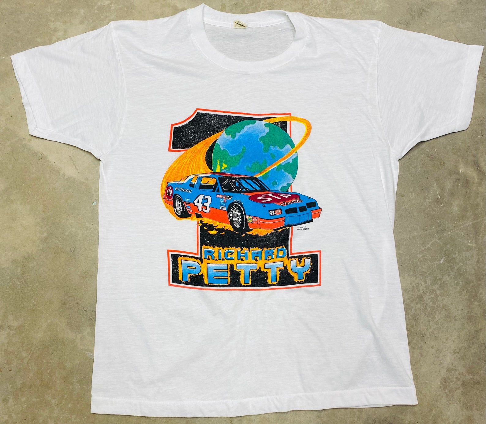 Vintage 1986 Richard Petty Nascar Stp Racing Tee –