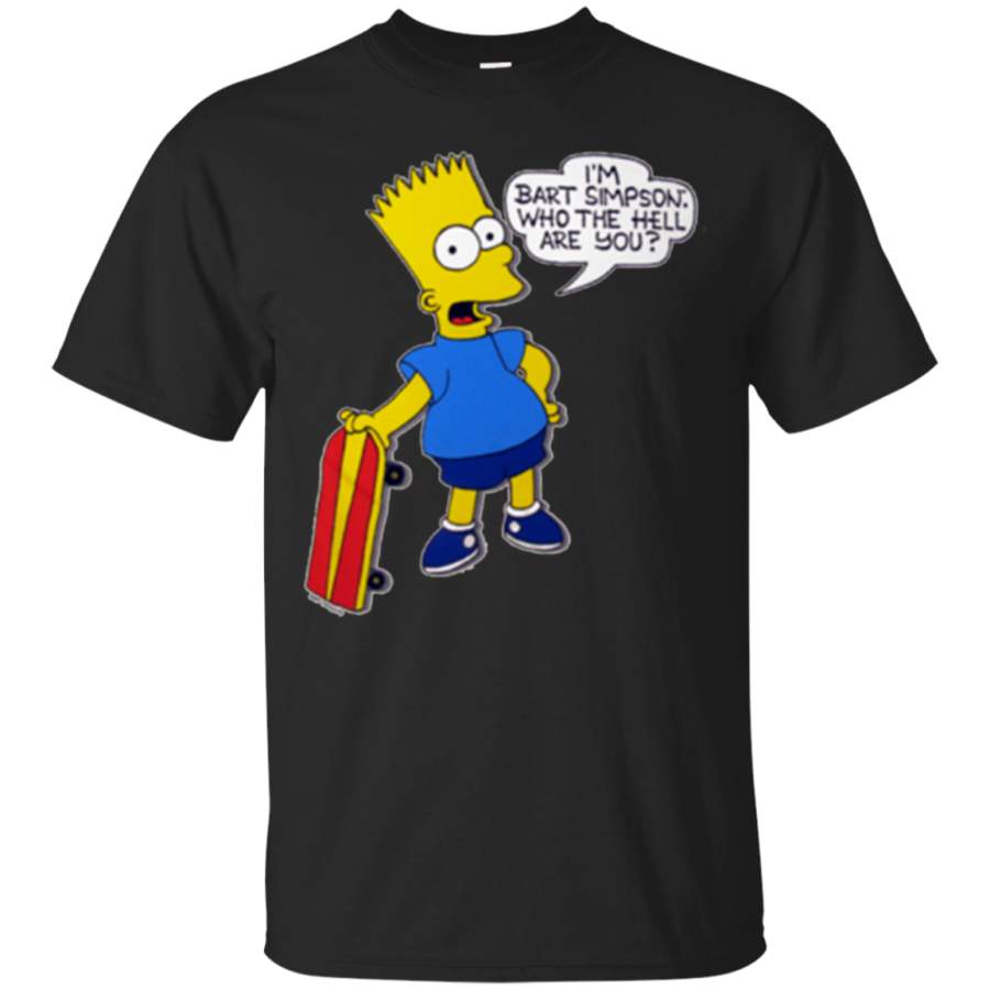 Agr The Simpsons Hi I'M Bart Simpson T Shirt Animood Store