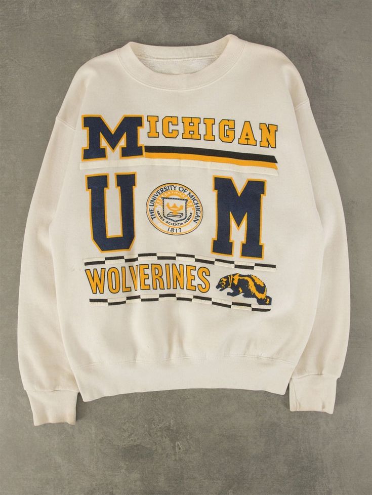 Vintage NCAA Michigan Wolverines Shi …