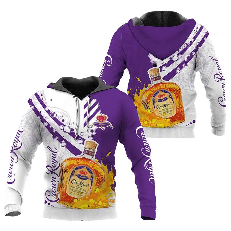 Funny Water Splash Crown Royal Hoodie & Zip Hoodie