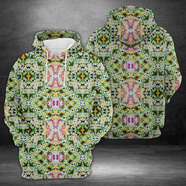 Amazing Tie Dye 3D Printed Hoodie/Zi …
