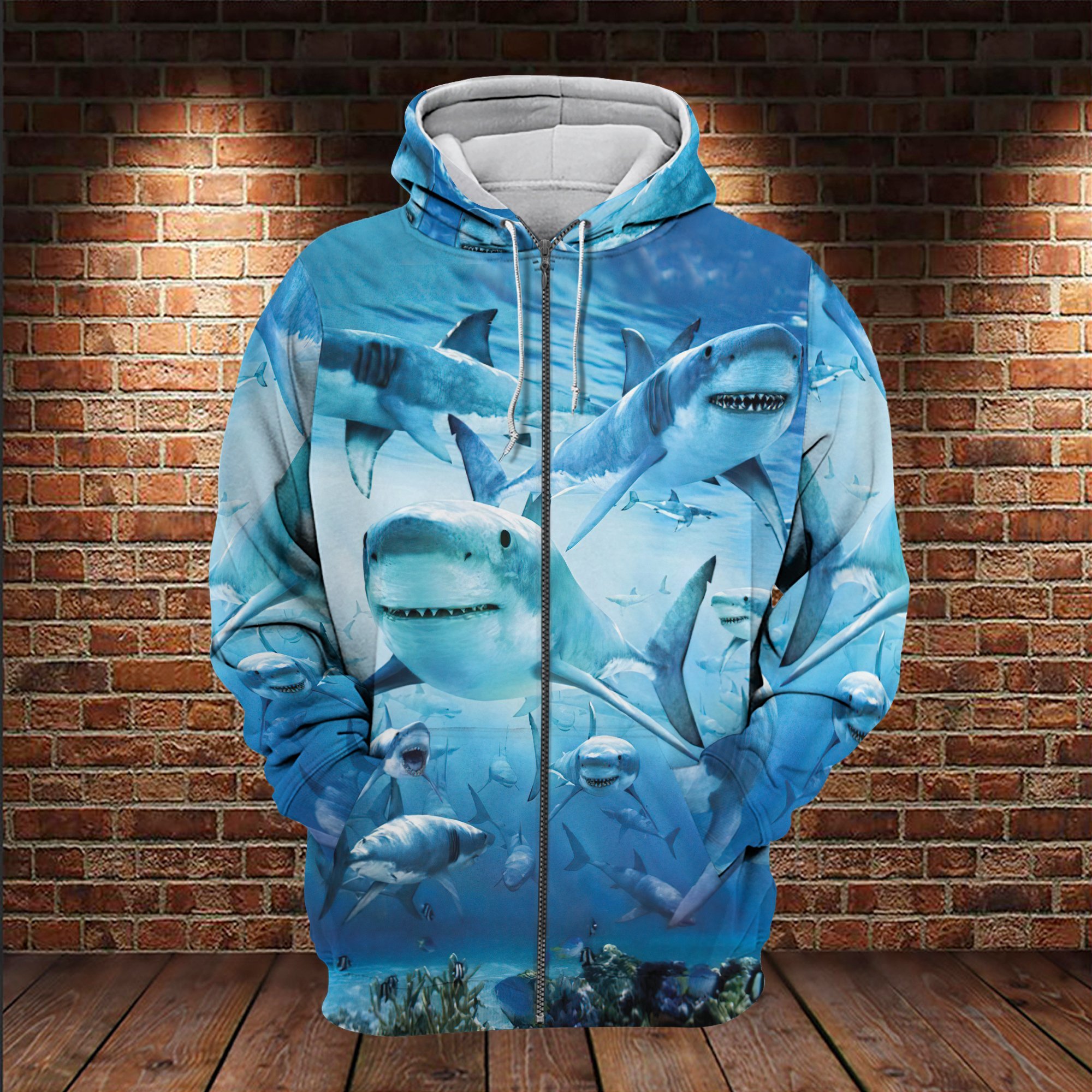 Notorious Sharks Love Animal 3D All Over For Shark Lover