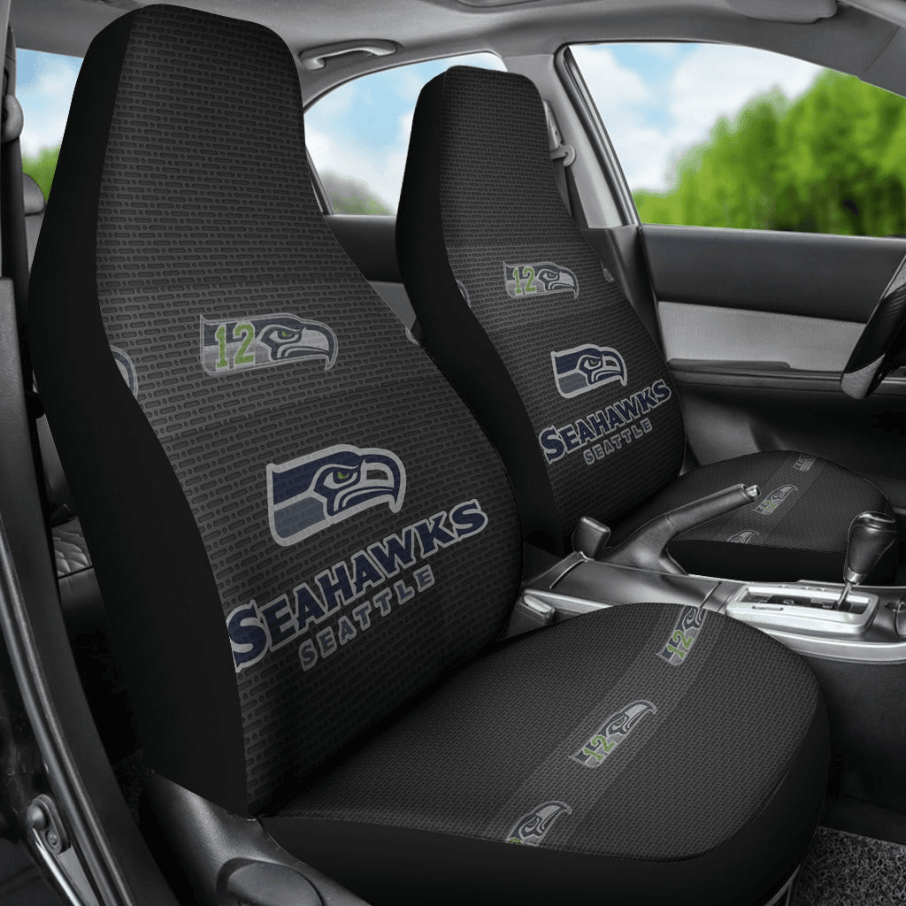 Seattle Seahawks Cool Speed Patterns Seat Covers CSC9657