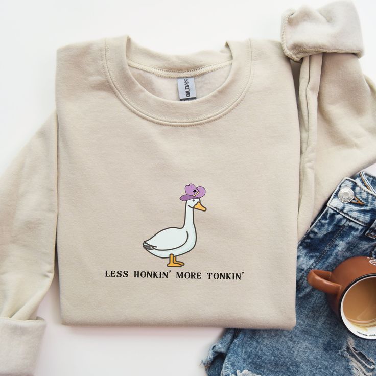 Silly Goose Sweatshirt, Less Honkin  &hellip;