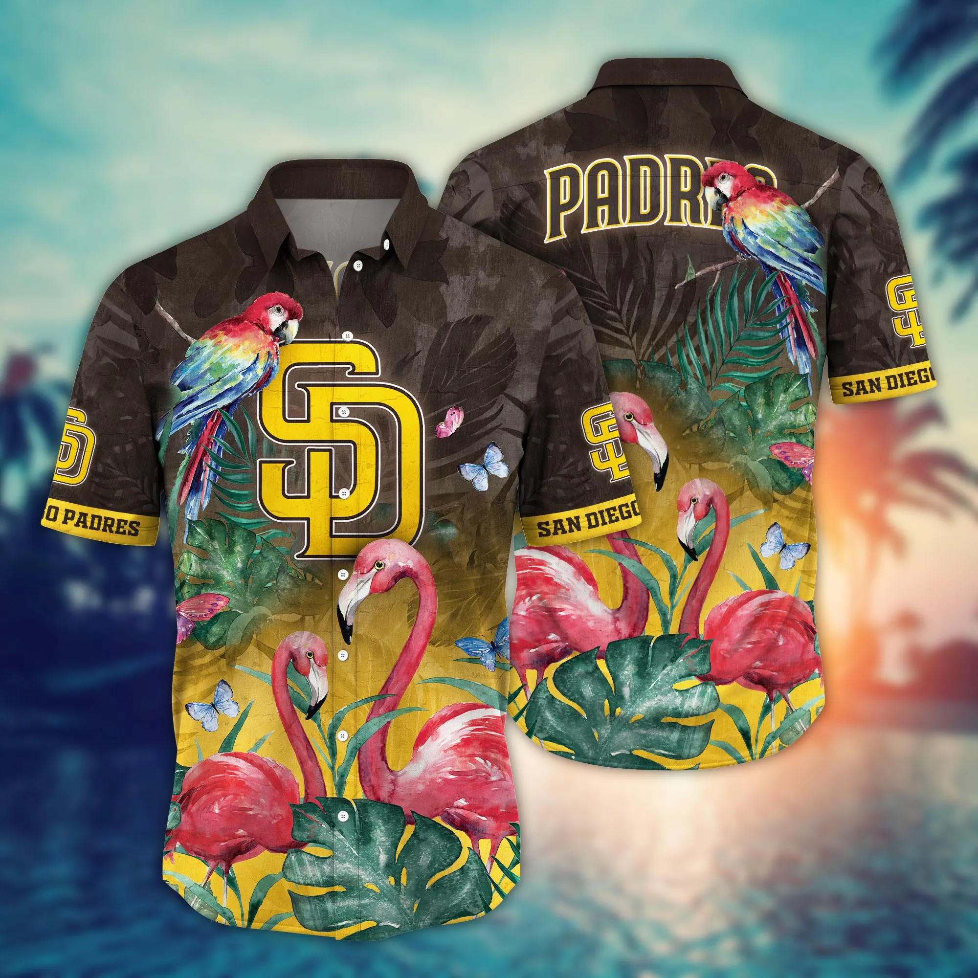 San Diego Padres Mlb Hawaiian Shirt Vacation Time Aloha Shirt