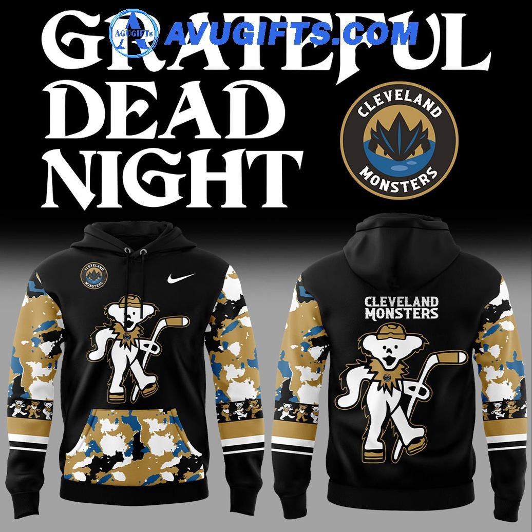 Cleveland Monsters Grateful Dead Night For Fans Limited Hoodie – Zip Hoodie 3D Aop Shirt
