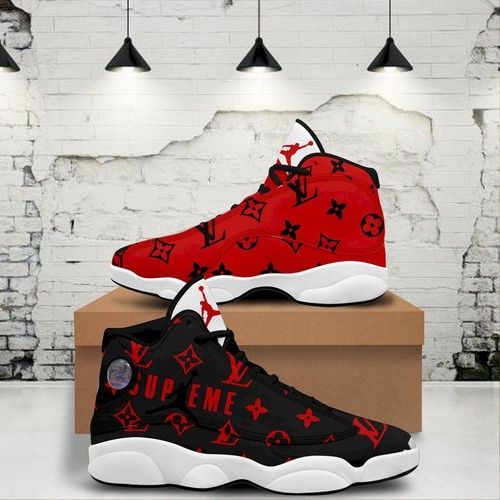 Luxury Air Jordan 13 White Black Red …