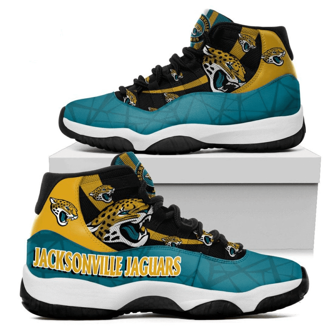 Jacksonville Jaguars New Air Jordan 11 Sneakers Shoes