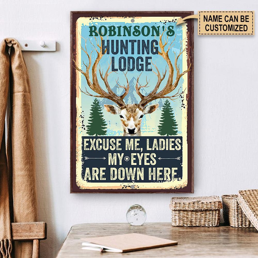 Personalized Deer Hunting Lodge Excu …