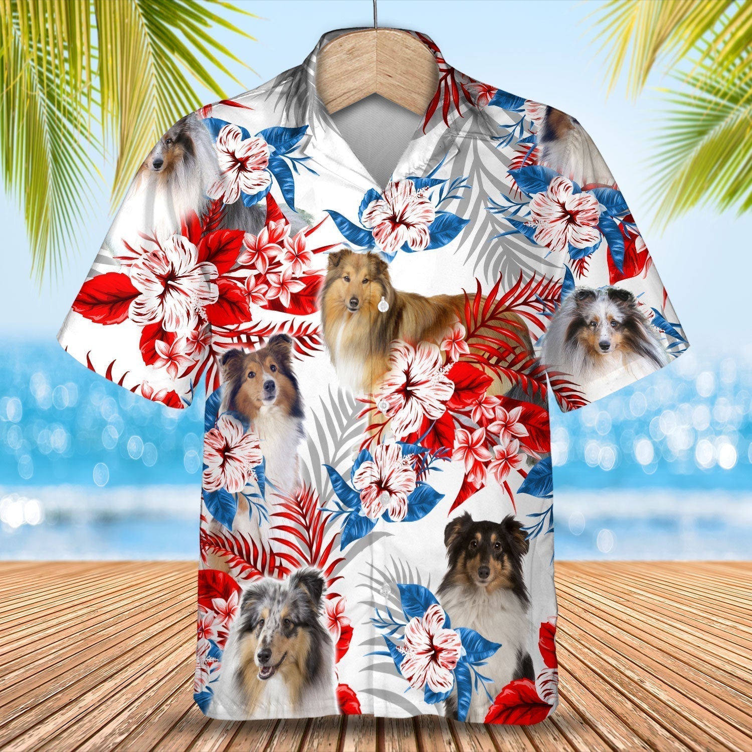 Shetland Sheepdog Hawaiian Shirt – Gift For Summer, Summer Aloha Shirt, Hawaiian Shirt For Men And Women