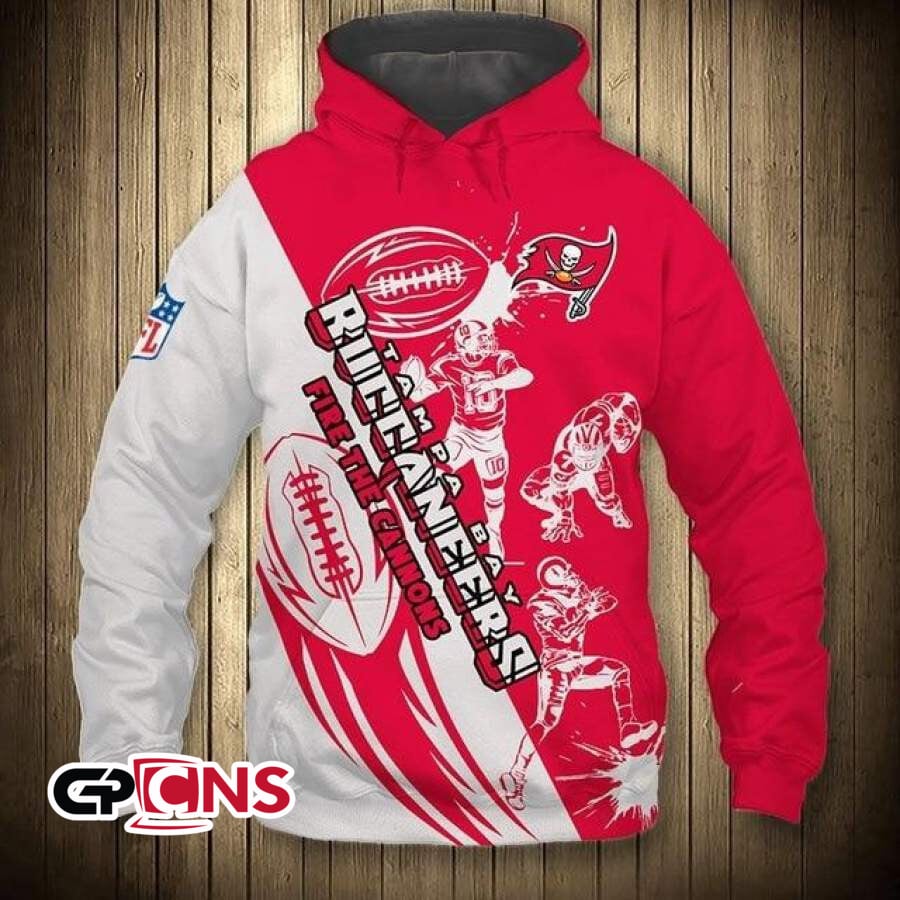 Tampa Bay Buccaneers Casual 3D Hoodie