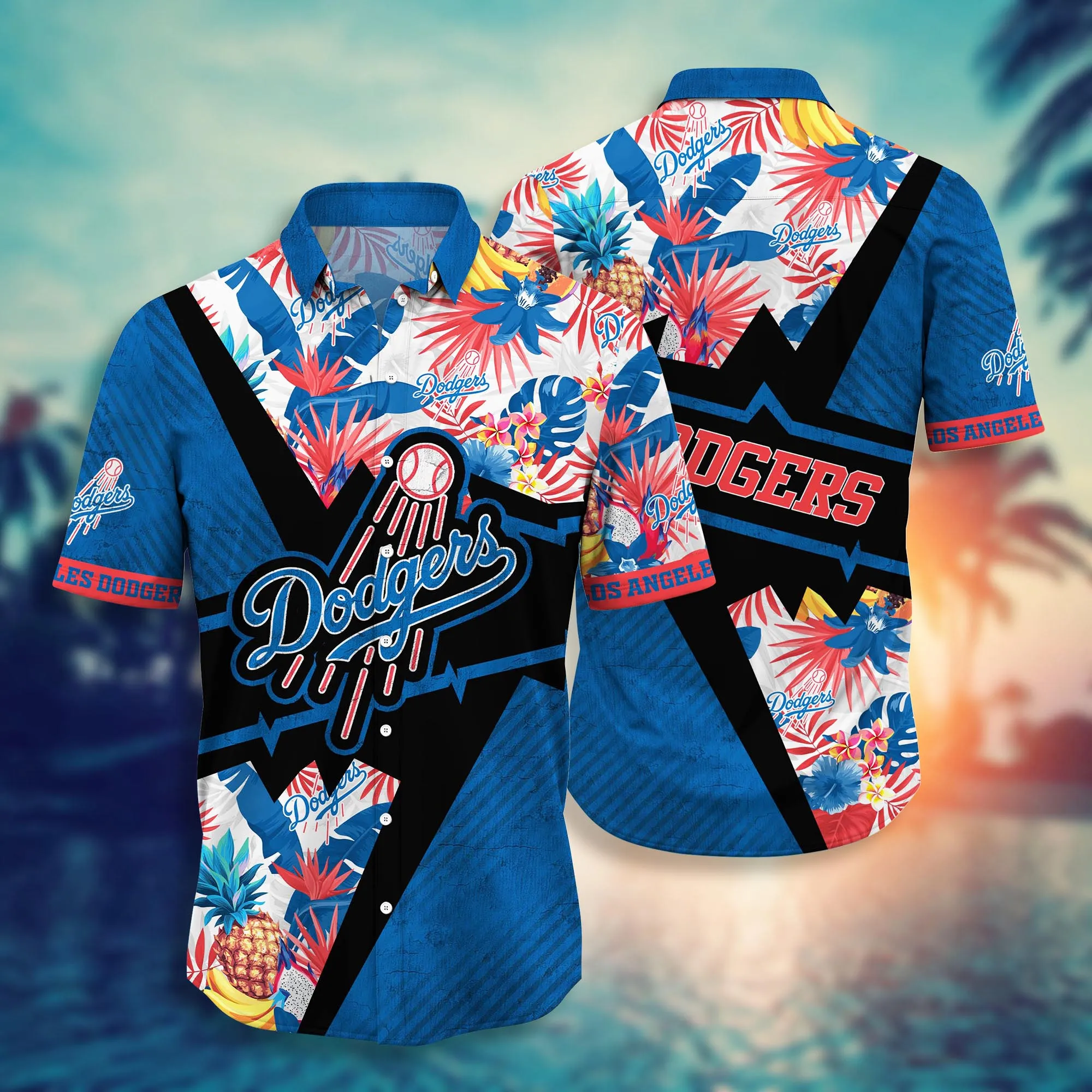 Los Angeles Dodgers Mlb Hawaiian Shirt Break Aloha Shirt