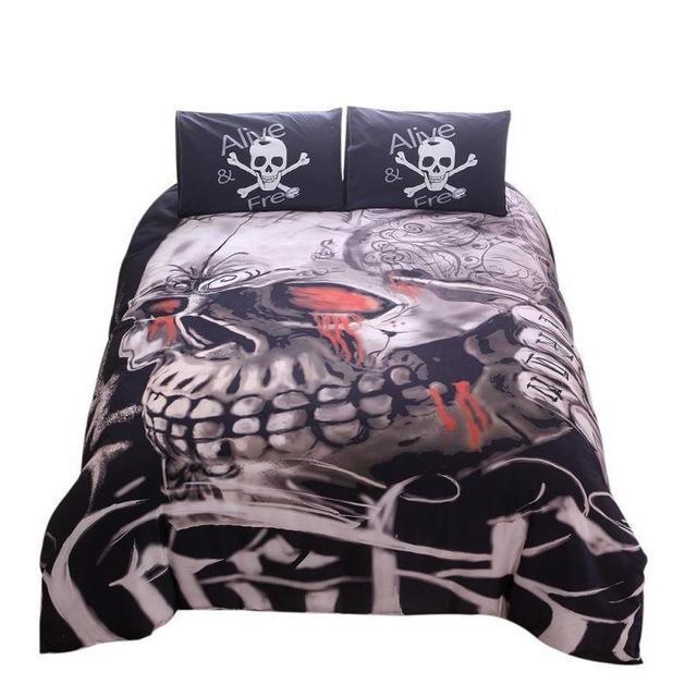 Skull Gift 3D Printed Skull Bedding  &hellip;