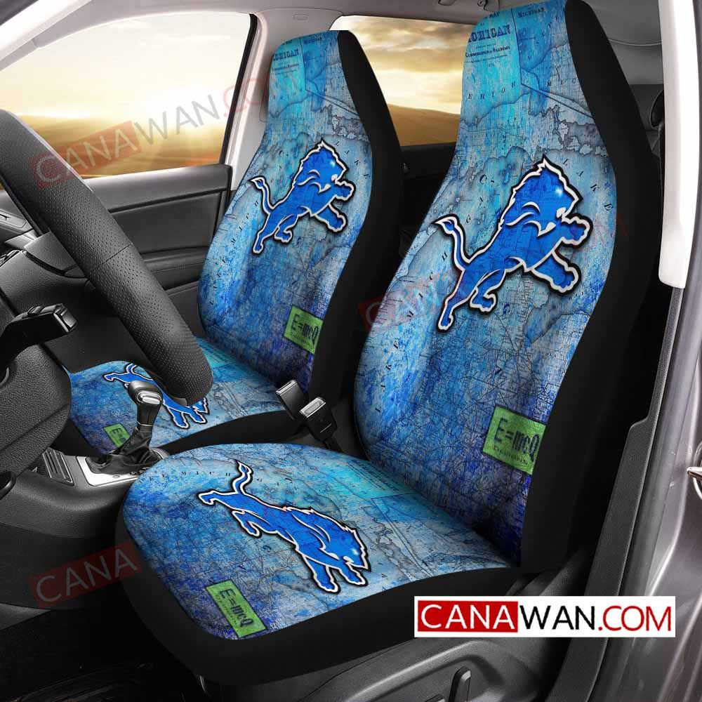 Detroit Lions Car Seat Cover Set CSC1289