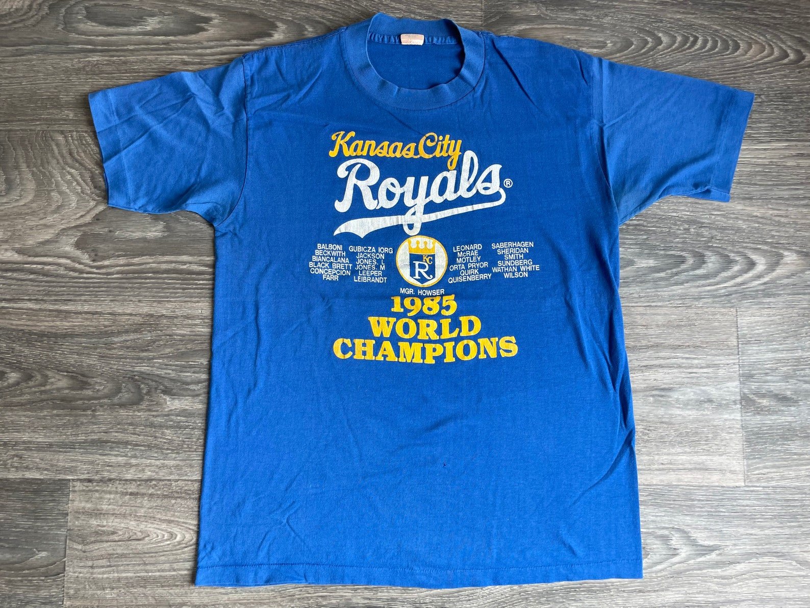 Kansas City Royals 1983 Shirt Vintage World Champs Tshirt Baseball Usa Classic Med