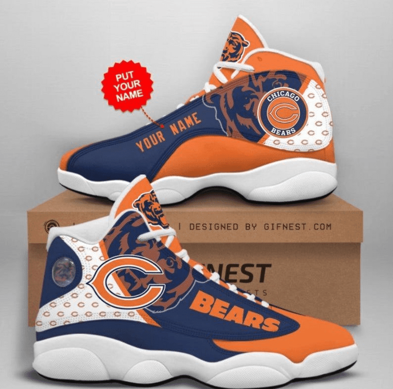 Chicago Bears Air Jordan 13 Sneakers JD13 V136