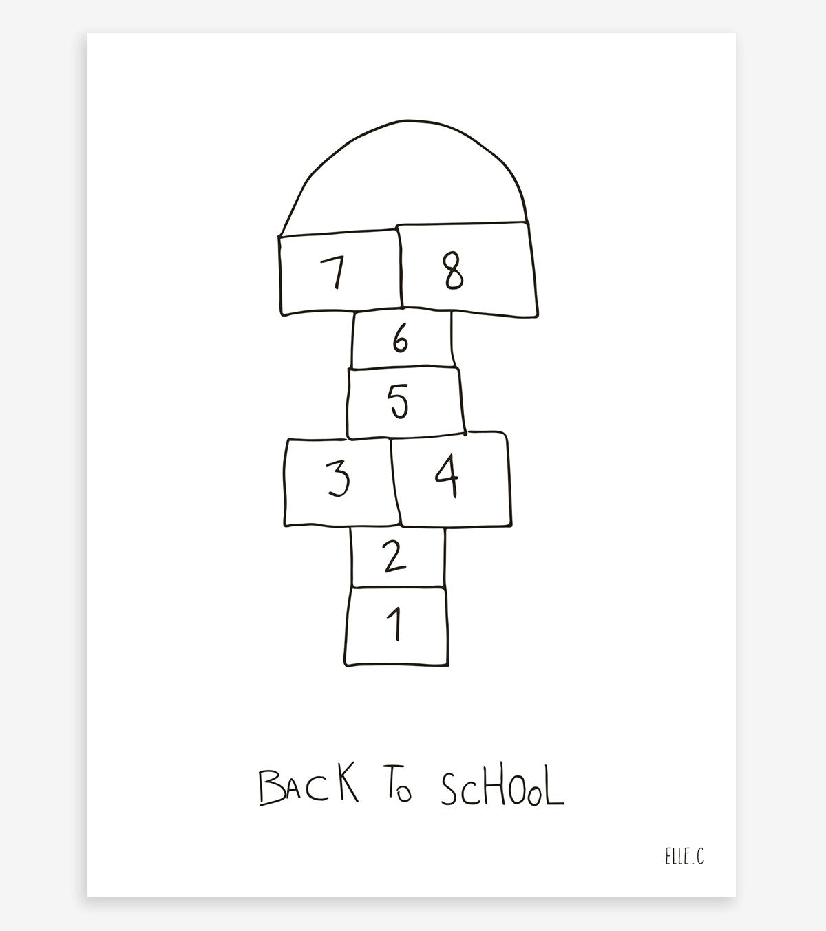 Back To School - Children's Poster - Marelle, Back To School Where Art Meets Style