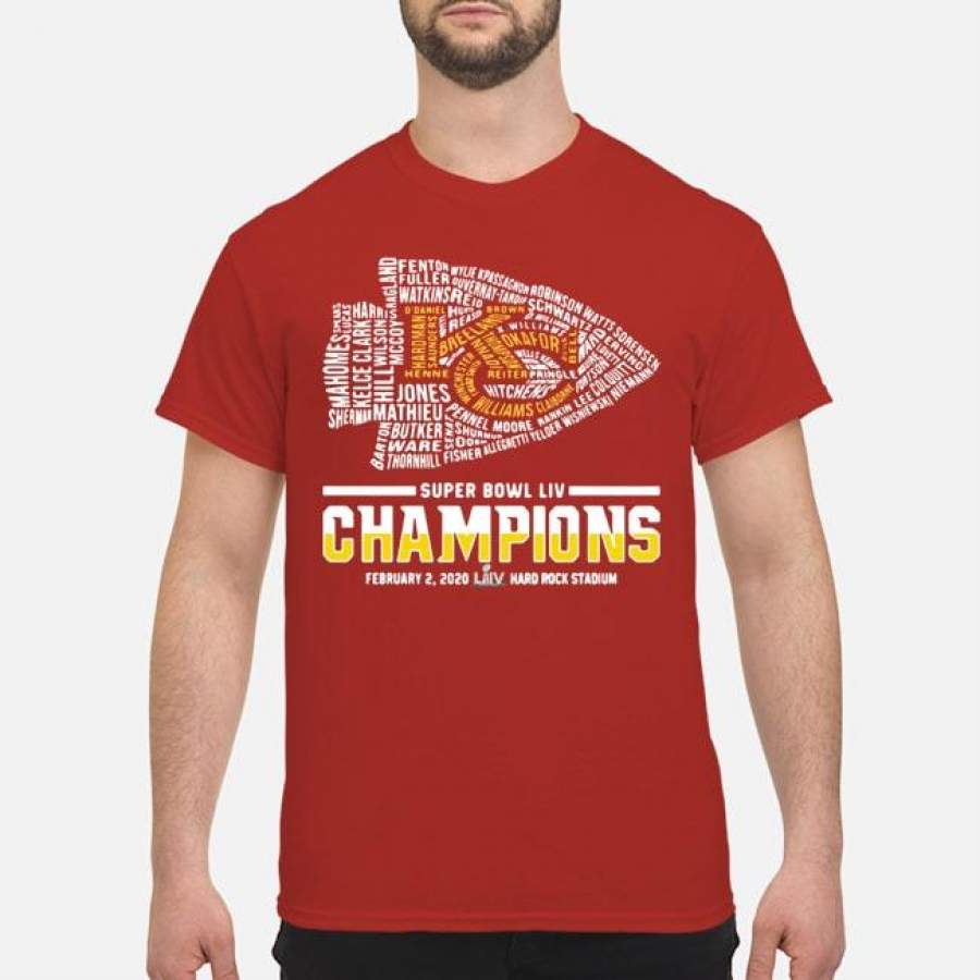 Kansas City Chiefs Logo Super Bowl Liv Champions Shirt