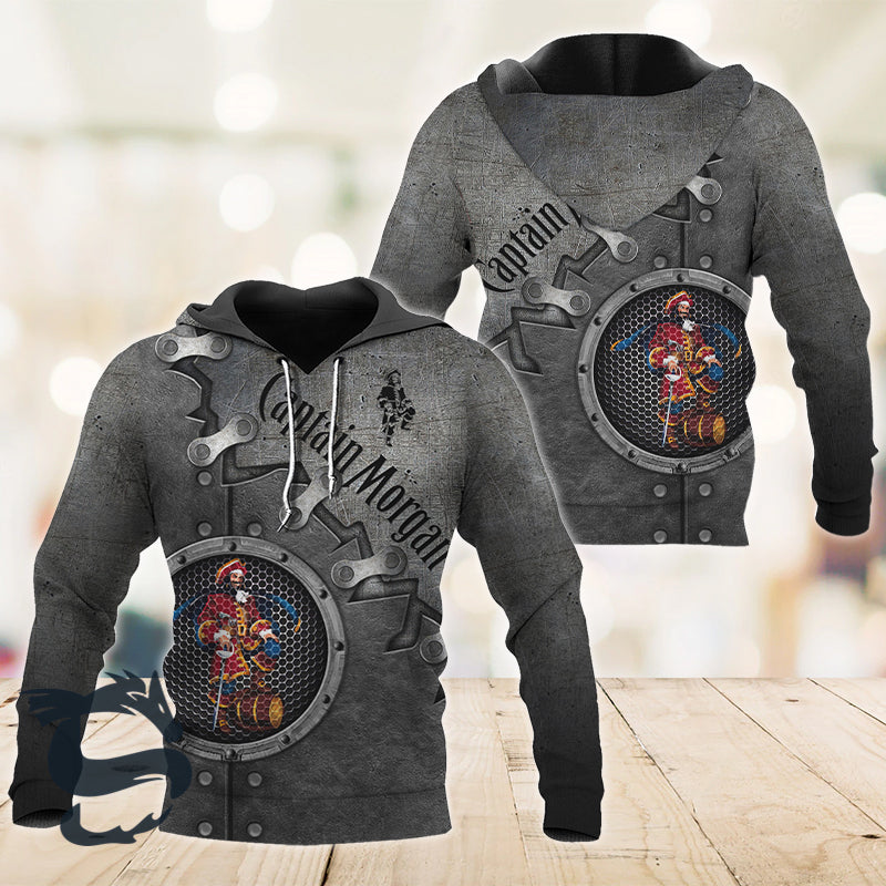 Captain Morgan Rum Mechanical Hoodie & Zip Hoodie