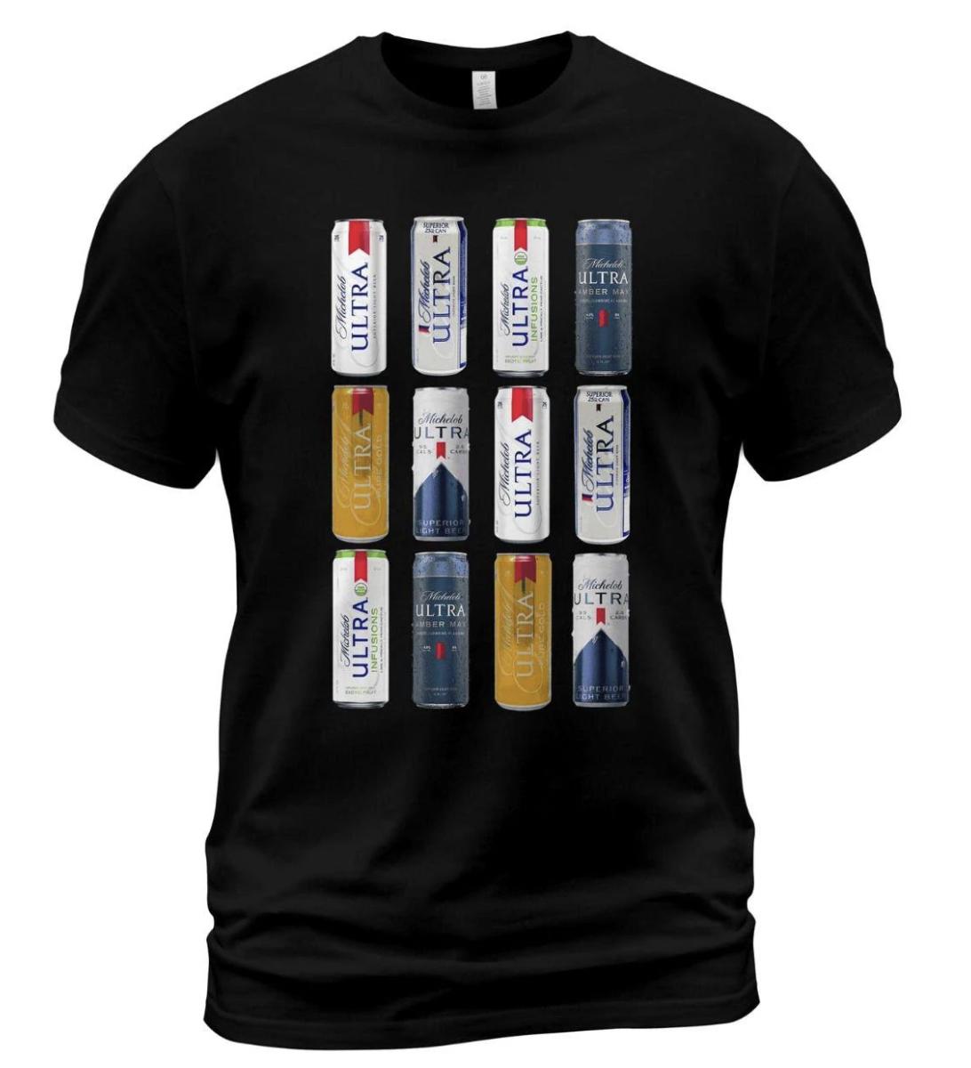 Michelob Ultra Beer Cans 2D T-Shirt, &hellip;