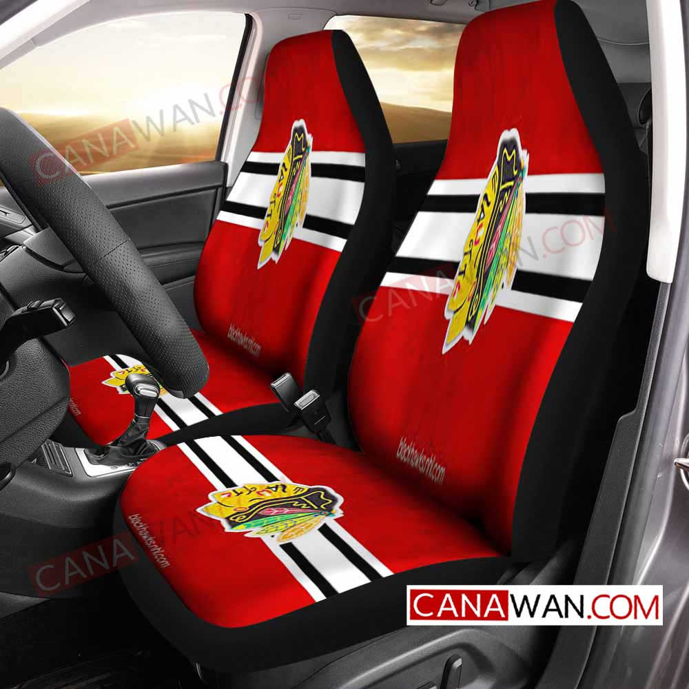 Chicago Blackhawks Car Seat Cover Set CSC1776