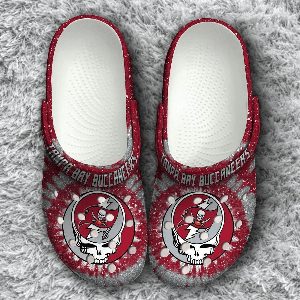 Tampa Bay Buccaneers Grateful Dead Classic Red Crocss Clog Comfortable Shoes Ver172