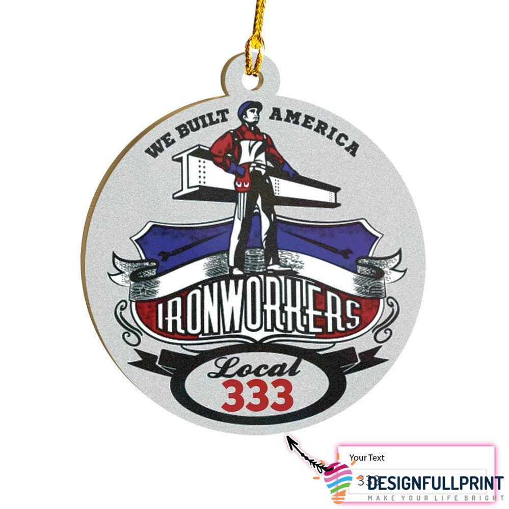 Personalized Local Ironworker Orname …