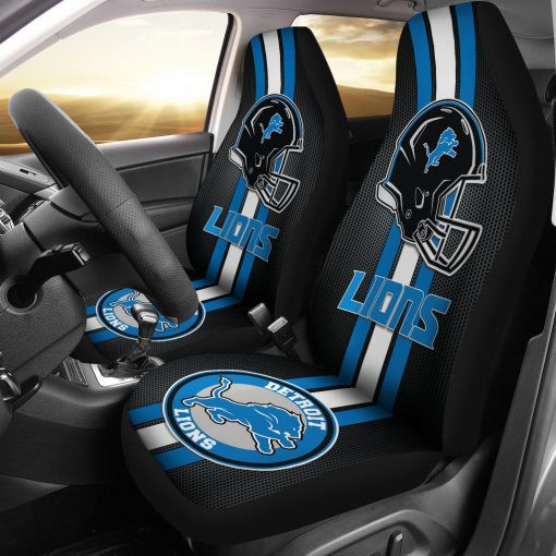 Detroit Lions Car Seat Cover Set CSC6869