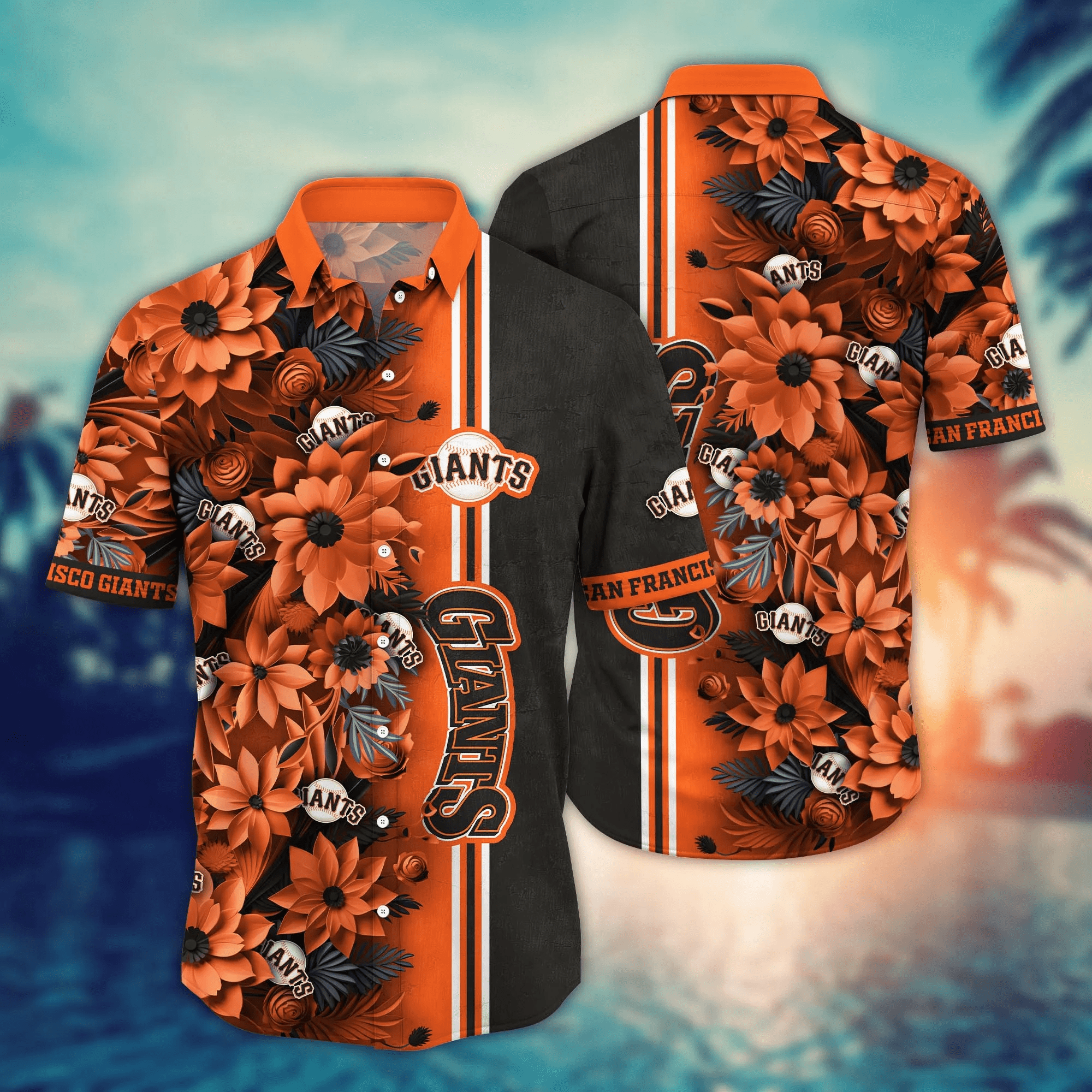 San Francisco Giants Mlb Hawaiian Shirt Custom Water Sports Aloha Shirt