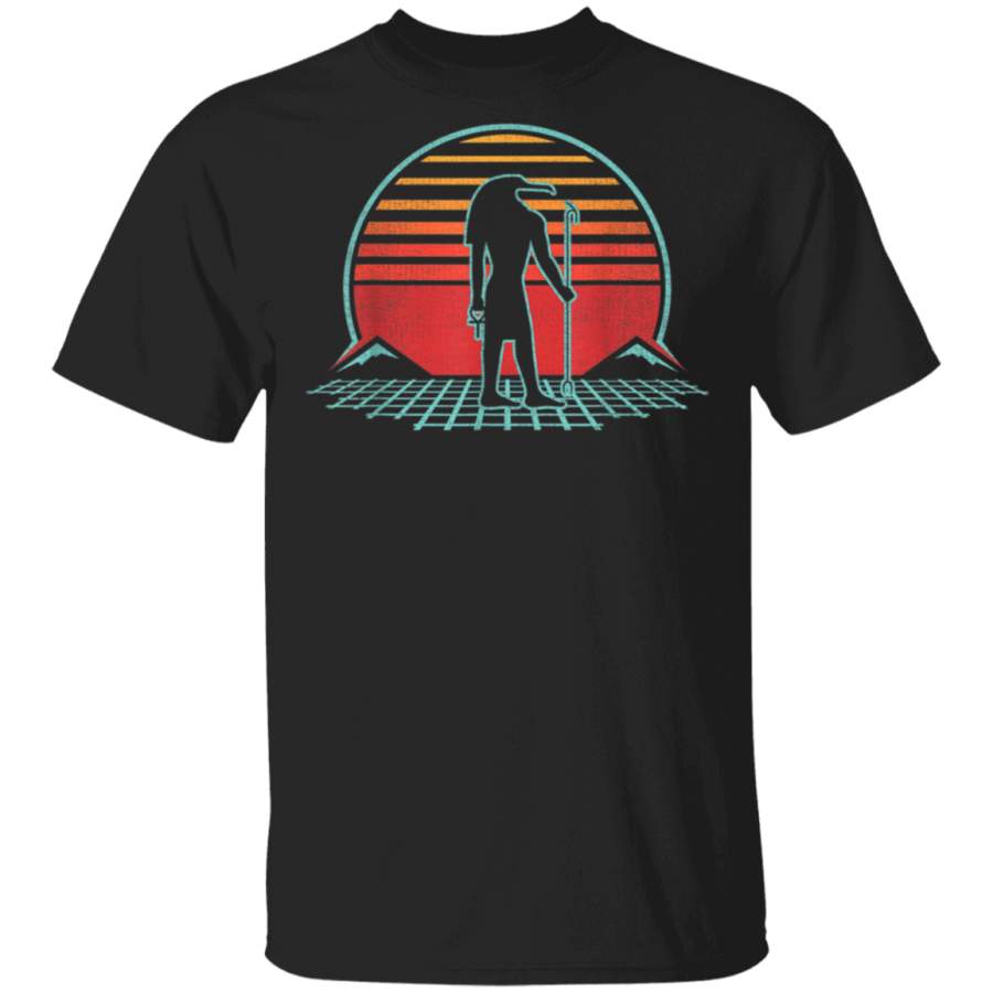 Thoth Egyptian God Retro Vintage 80s Style Gift T-Shirt By Vevotee Store Hoodie Shirt