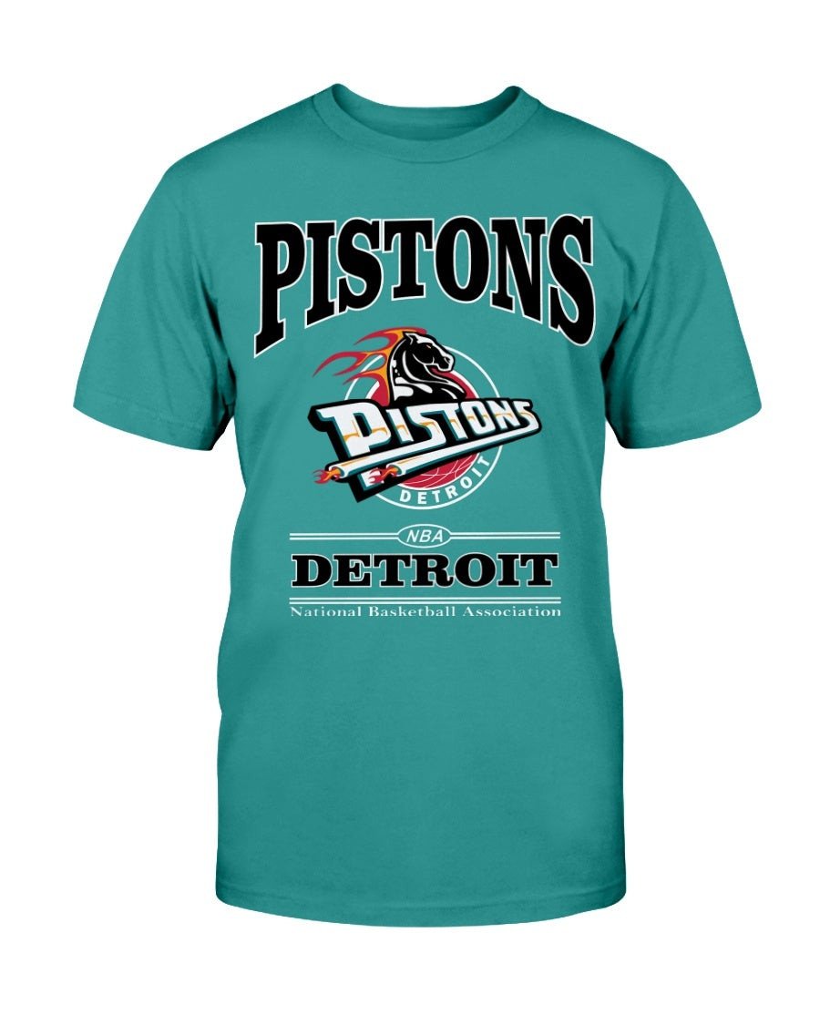 Vintage 90S Nba Detroit Pistons Logo T Shirt 080321