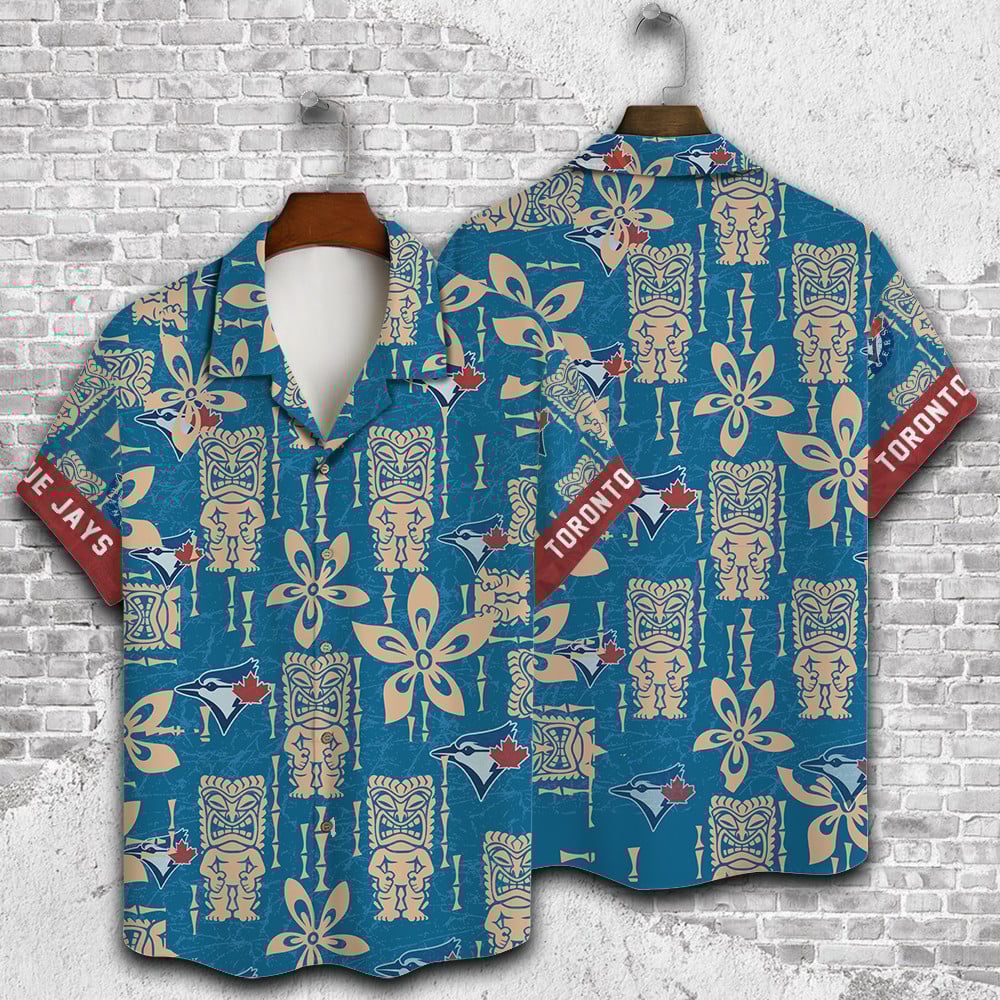 Toronto Blue Jays Major League Baseball Aop Hawaiian Shirt