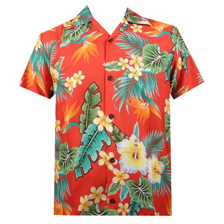 Alvish Hawaiian Shirt 46 Mens Flower &hellip;