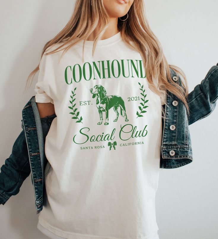 Custom Coonhound Shirt Old Money Aes …