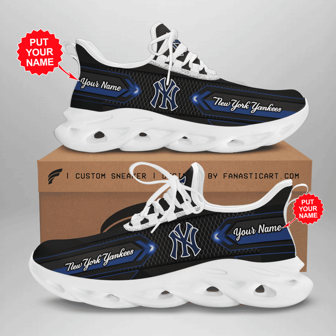 New York Yankees Personalized Clunky Sneaker Max Soul Shoes Ver 4