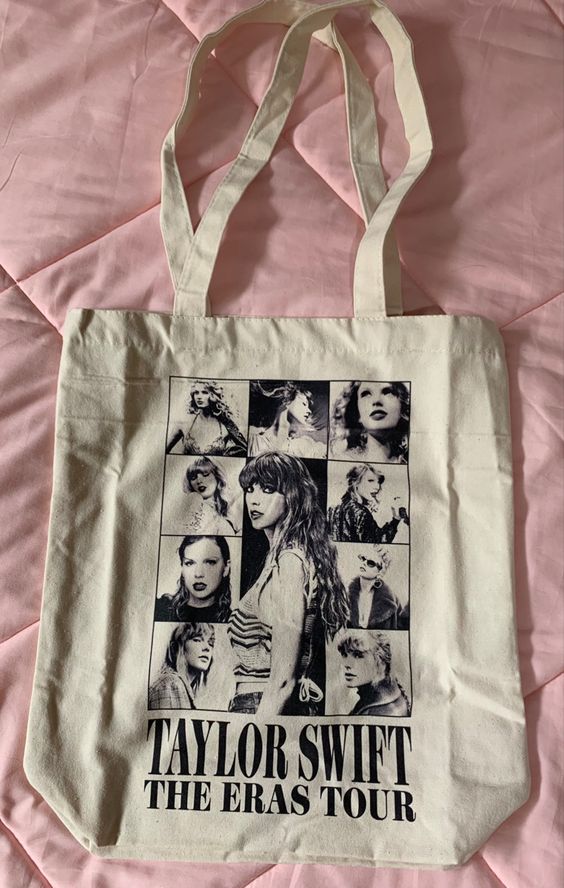 eras tour tote bag, Canvas Tote Bags, Tote Bag Design, Tote Bag Idea