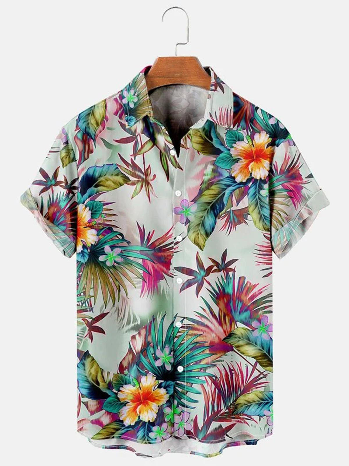 Flower Hawaii Men’S Hawaiian Shirt