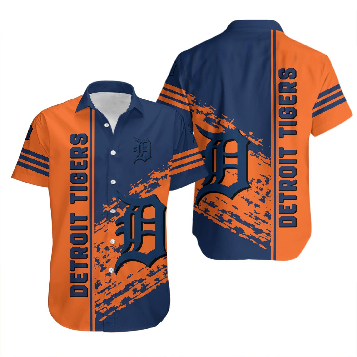 Detroit Tigers Hawaiian Shirt Quarter Style – Mlb