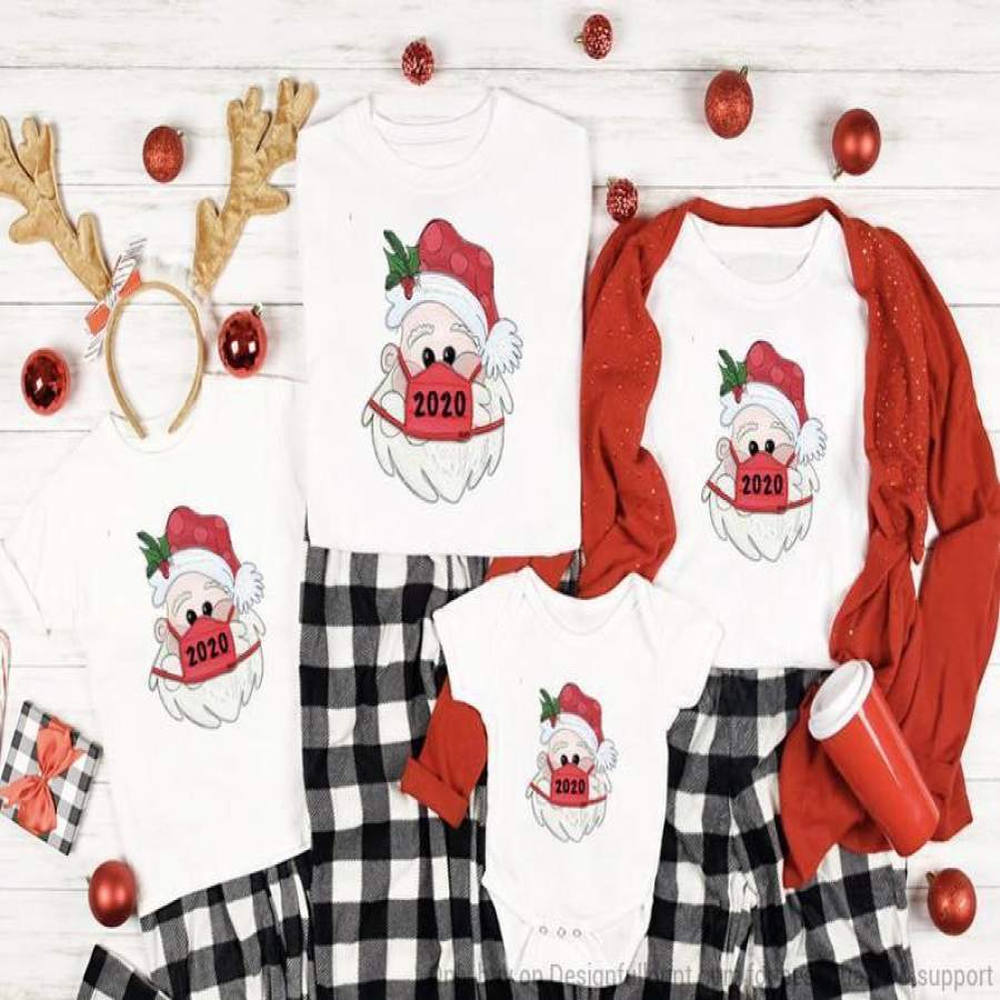 Santa With Mask Quarantine 2020 Chri …