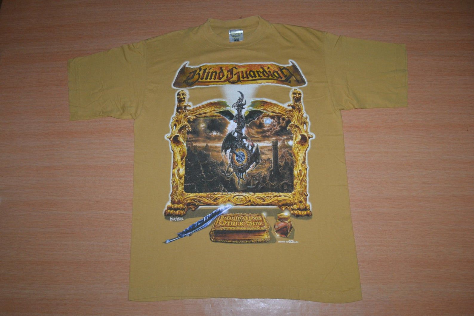 Vintage 90S Blind Guardian Imaginations From Other Side Japan Tour Concert Promo Rare 90S T-Shirt T Shirt