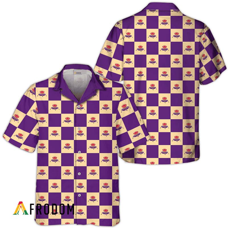 Crown Royal Checkerboard Hawaiian Shirt
