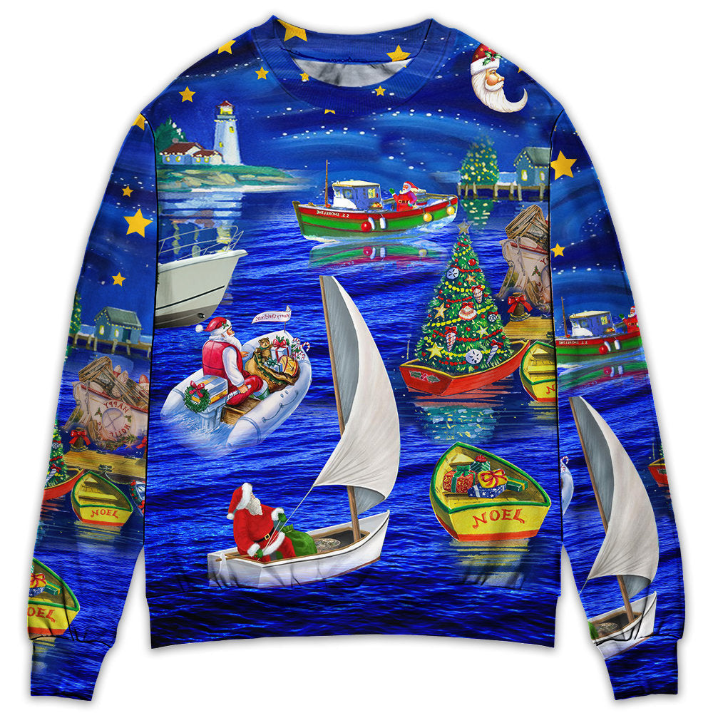 Noel, Xmas x Snorider Christmas Coming Starry Night Ugly Sweaters Sweater