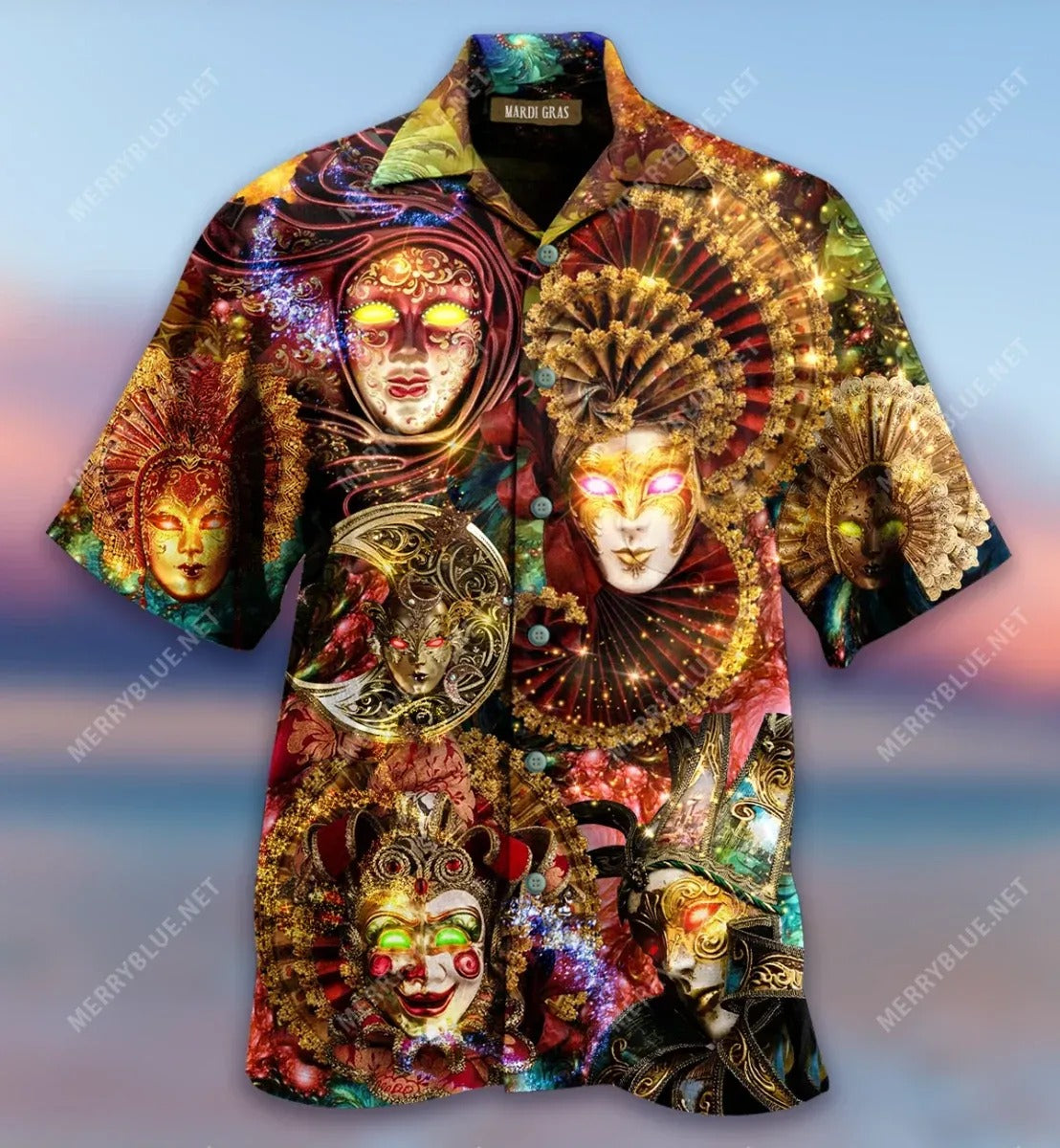 Ain’T No Party Like Mardi Gras Colorful Fashion Hawaiian Shirt