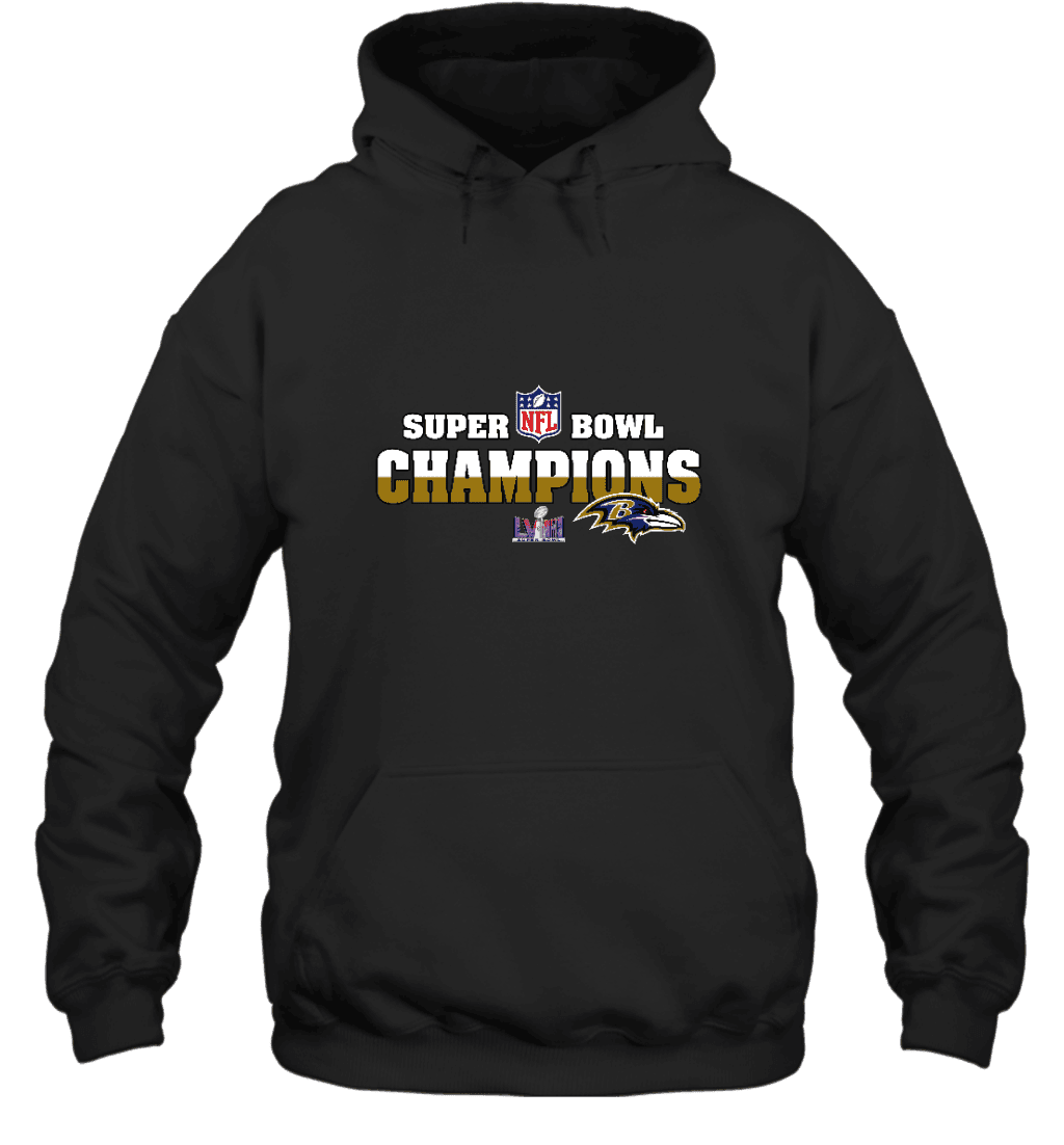 Baltimore Ravens Super Bowl LVIII No One Unisex 2D Hoodie