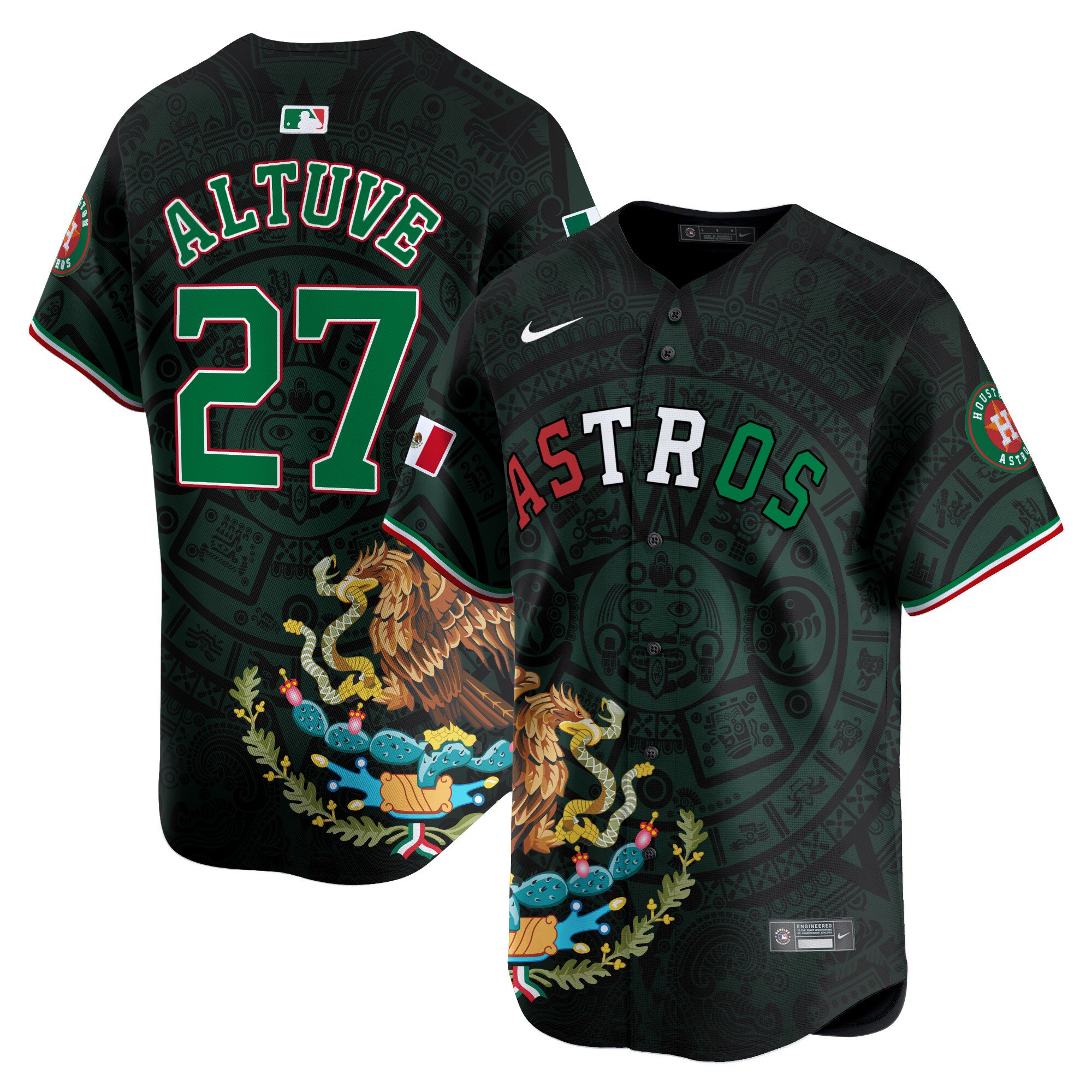 Astros Cactus Mexico Vapor Premier Limited Jersey – Printed