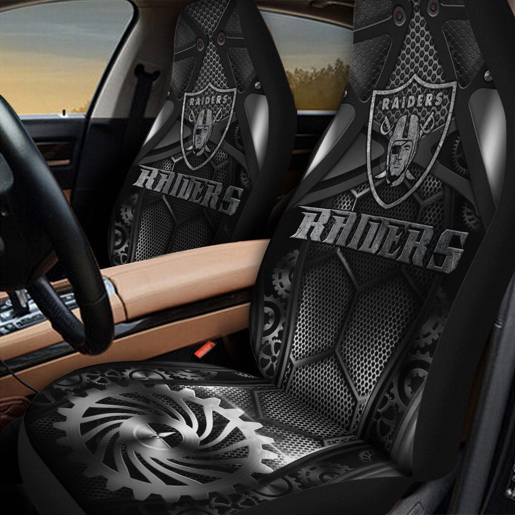 Las Vegas Raiders Car Seat Cover Set CSC2082