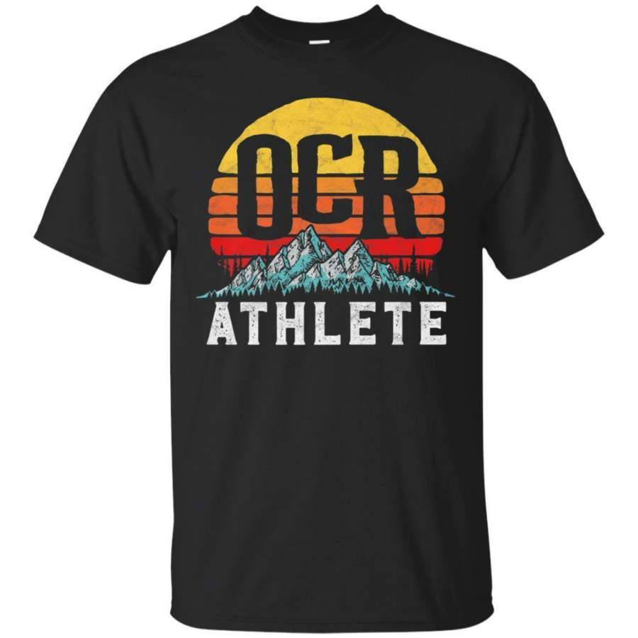 AGR Mountains Ocr Athlete Obstacle Racing Vintage Sun Tshirt Jaq T-shirt