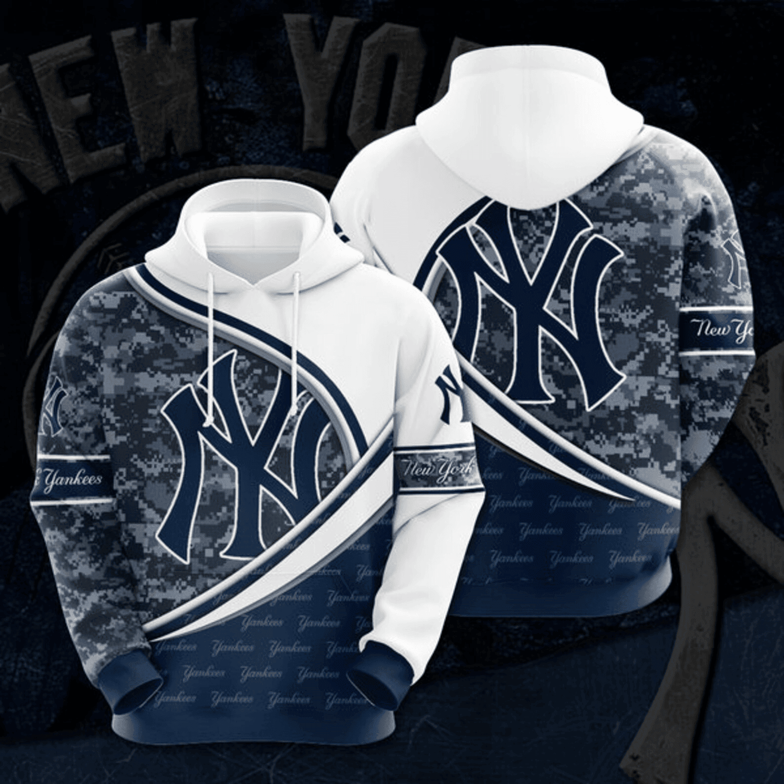 New York Yankees Sport-Team Hoodie New Full All Over Print 3D Hoodie  Aop Shirt